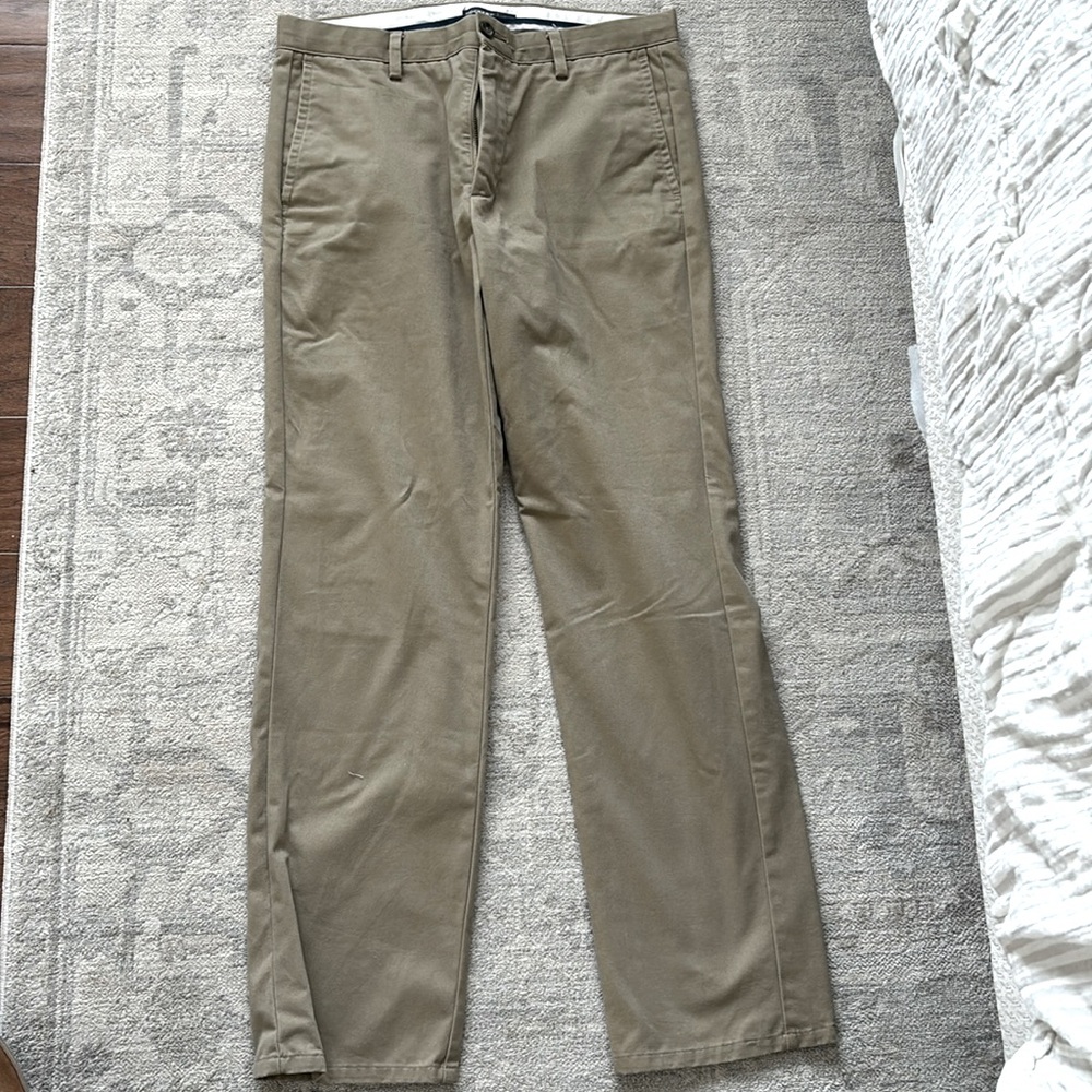 Tan Slim Fit Dockers 33x32